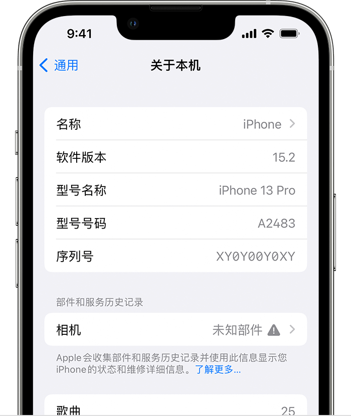 安溪苹果维修分享iPhone 出现提示相机“未知部件”是什么原因？ 