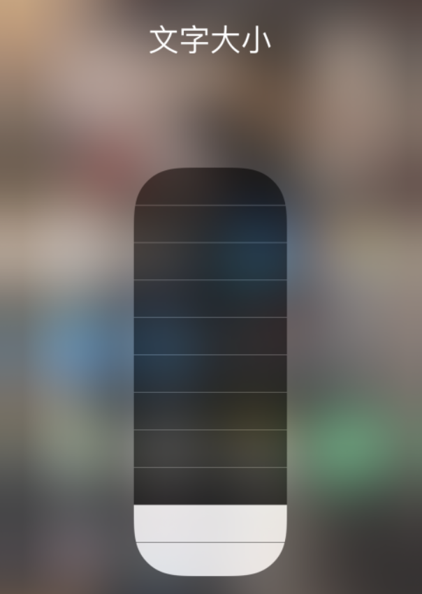 安溪苹果手机维修分享小技巧：在 iPhone 控制中心快速调节字体大小 